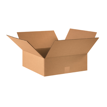 16 x 16 x 5" Flat Corrugated Boxes