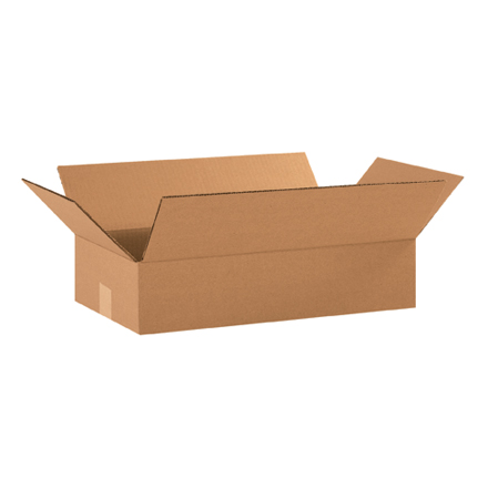 18 x 10 x 4" Flat Corrugated Boxes