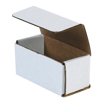 4 x 2 x 2" White Corrugated Mailers