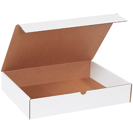 16 x 12 x 3" White Literature Mailers